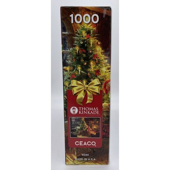 NIB Thomas Kinkade 1000 Piece Jigsaw Puzzle "Santa's Special Delivery" Christmas - Picture 2 of 3
